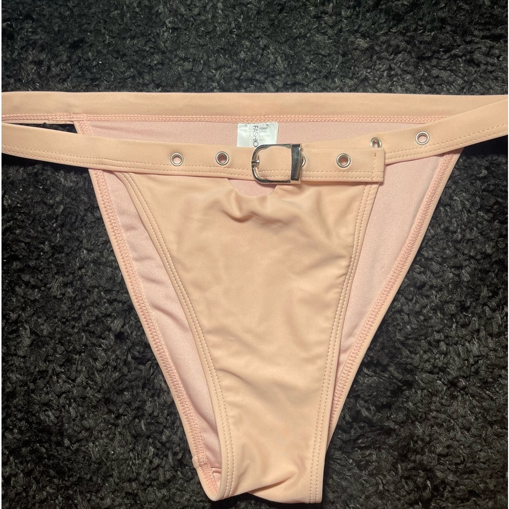 Fashion Nova Blush Bikini Bottoms